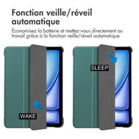 imoshion Coque tablette Trifold Apple iPad Air 13 pouces (2025) M3 / (2024) M2 - Vert foncé