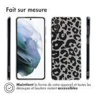 imoshion Coque Design Samsung Galaxy S21 Plus - Leopard Transparent