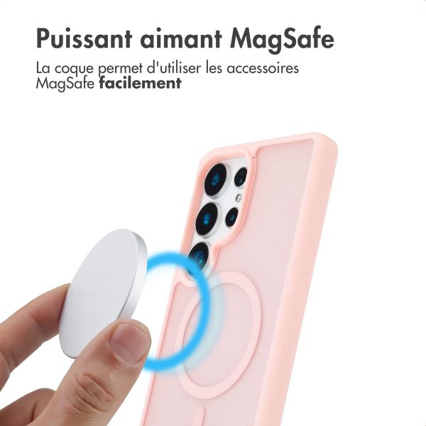 imoshion Coque Color Guard avec MagSafe Samsung Galaxy S25 Ultra - Rose clair