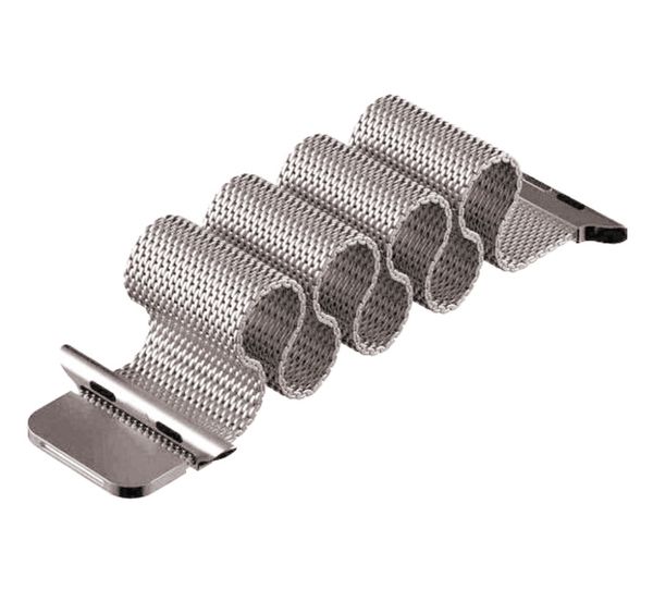 WiWu Bracelet milanais Apple Watch Series 1 t/m 9 / SE (38/40/41 mm) | Series 10 / 11 (42 mm) - Starlight