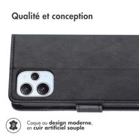 imoshion Étui de télephone portefeuille Xiaomi Redmi 12 - Noir