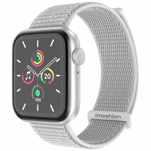 imoshion Bracelet en nylon⁺ Apple Watch Series 1 á 9 / SE (38/40/41 mm) | Series 10 (42 mm) - Seashell