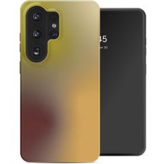 Selencia Coque arrière Vivid Samsung Galaxy S26 Ultra - Gradient Olive Dust