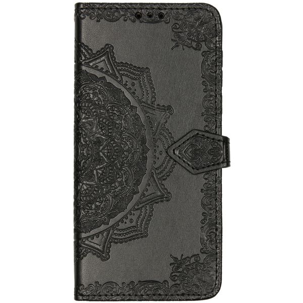 Etui de téléphone Mandala Motorola One Macro - Noir