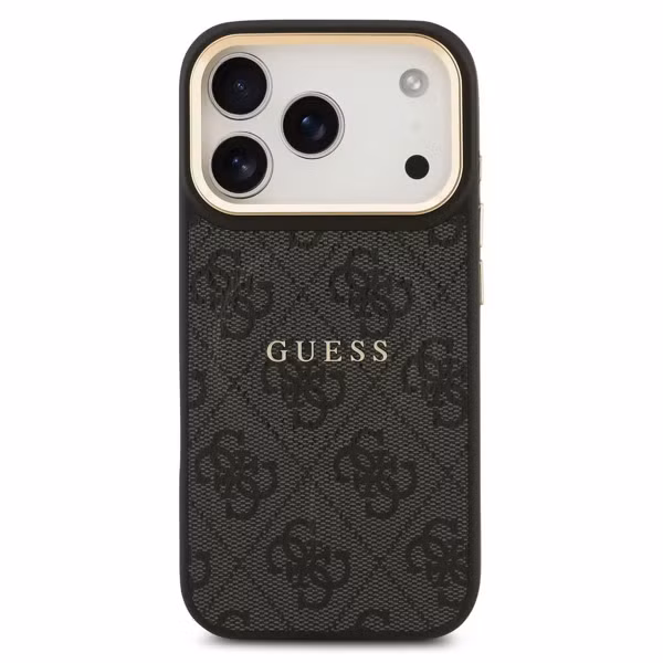 Guess Coque MagSafe Classic avec logo 4G Apple iPhone 17 Pro - Noir