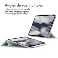 imoshion Magnetic etui de téléphone portefeuille Apple iPad Air 11 pouces (2025) M3 / (2024) M2 / Air 5 (2022) / Air 4 (2020) - Vert clair