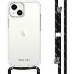 imoshion Coque avec dragonne Apple iPhone 14 - Noir & Doré