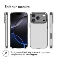 Accezz Coque Clear Apple iPhone 17 Pro - Transparent