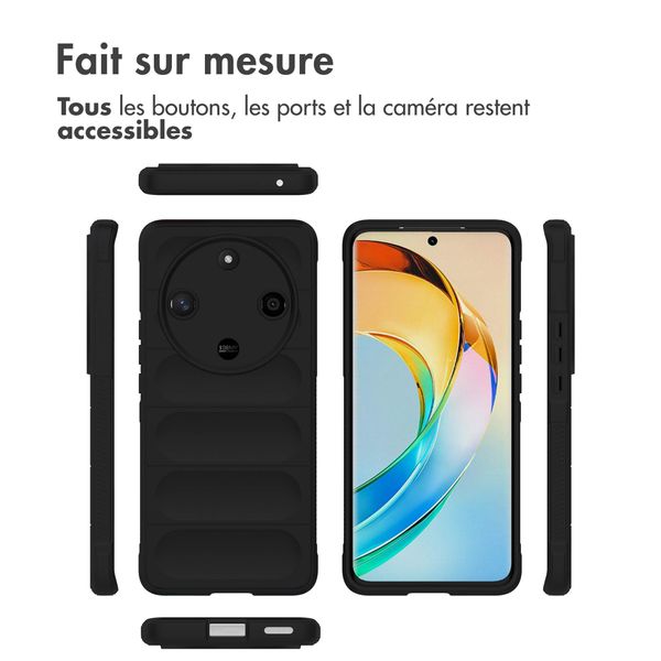 imoshion Coque arrière EasyGrip Honor Magic 6 Lite - Noir