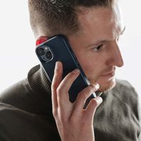 Accezz Coque arrière en cuir avec Magsafe Samsung Galaxy S25 - Nightfall Blue