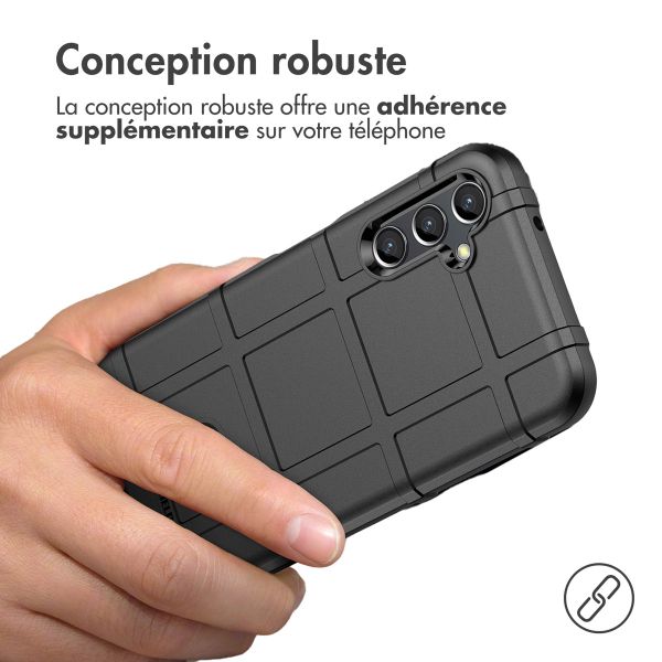 imoshion Coque Arrière Rugged Shield Samsung Galaxy A14 (5G/4G) - Noir