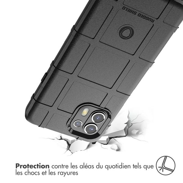 imoshion Coque Arrière Rugged Shield Motorola Edge 20 Lite - Noir