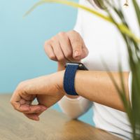 imoshion Bracelet en nylon tressé Amazfit GTS / BIP - Bleu foncé