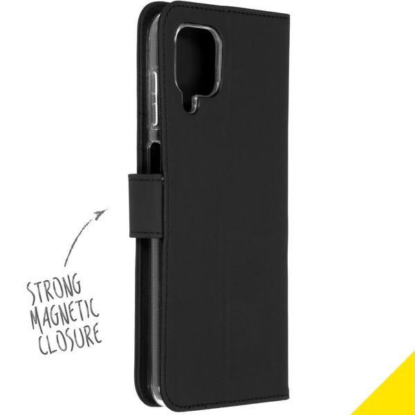 Accezz Étui de téléphone Wallet Samsung Galaxy A12 - Noir