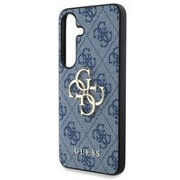 Guess Coque 4G Metal Logo Backcover Samsung Galaxy S25 - Bleu