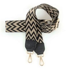 Dutchies Phone Strap - Cordon de téléphone universel réglable - Tribal Chevron / Black