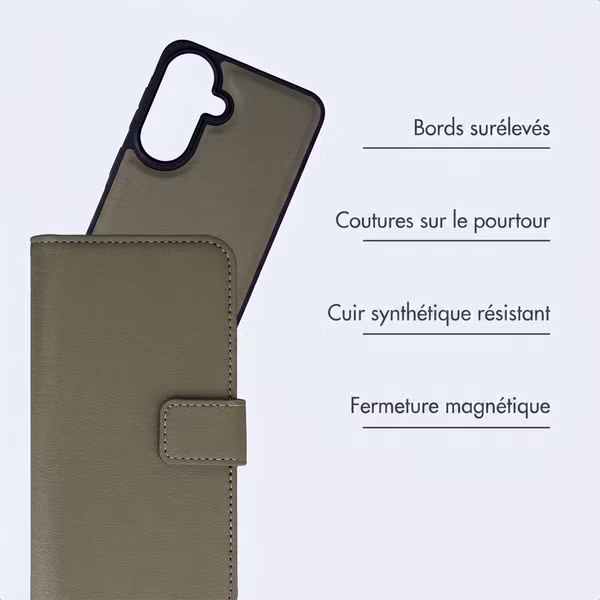 imoshion Étui portefeuille luxe 2-en-1 amovible Samsung Galaxy A37 (5G) - Vert