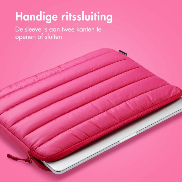 imoshion Pochette ordinateur Puffer 13-14 pouces - Hot Pink