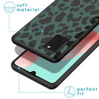 imoshion Coque Design Samsung Galaxy A41 - Léopard - Vert / Noir