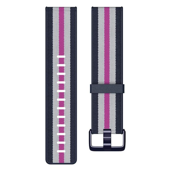 Fitbit Bracelet Woven Fitbit Versa / Versa 2 / Versa Lite - Taille S - Navy / Mulberry