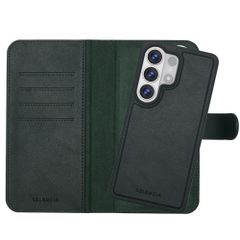 Selencia Étui portefeuille amovible Olyn avec MagSafe Samsung Galaxy S26 Ultra - Vert