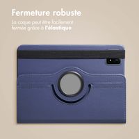 imoshion Coque tablette rotatif à 360° Xiaomi Pad 6S Pro 12.4 - Bleu foncé