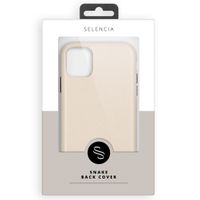 Selencia Coque Gaia Serpent iPhone 13 Pro - Blanc