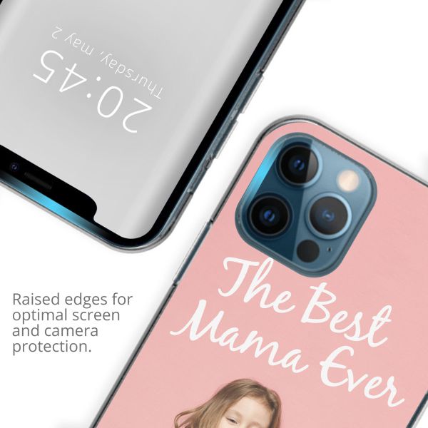 Concevez votre propre coque en gel Apple iPhone 12 Pro Max - Transparent