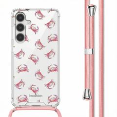 imoshion Coque Design avec cordon Samsung Galaxy S24 - Crab Watercolor