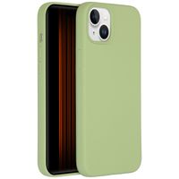 Accezz Coque Liquid Silicone iPhone 15 Plus - Vert