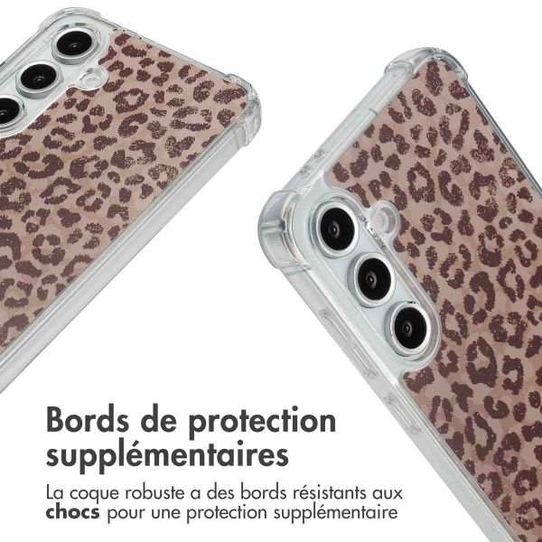 imoshion Coque Design avec cordon Samsung Galaxy S24 FE - Leopard Mood