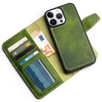 Wachikopa Étui de téléphone portefeuille Magic 2-in-1 iPhone 14 Pro - Forest Green