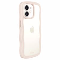 Holdit Coque Wavy Apple iPhone 12 (Pro) - Transparent / Light Beige