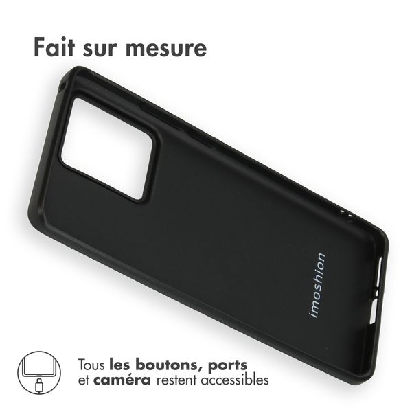 imoshion Coque Couleur Motorola Edge 40 - Noir