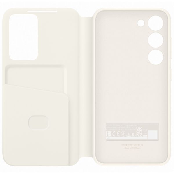 Samsung Original Coque S View Samsung Galaxy S23 - Cream