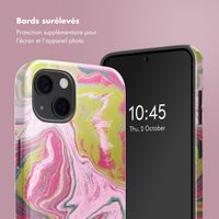 Selencia Coque arrière Vivid Tough avec MagSafe iPhone 13 - Marble Pink