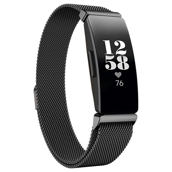 imoshion Milanais Watch bracelet le Fitbit Inspire - Noir