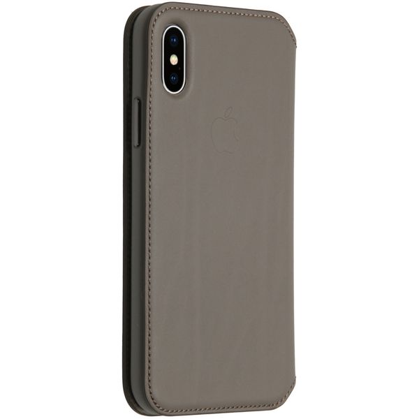 Apple Étui de téléphone Leather Folio Apple iPhone X / Xs