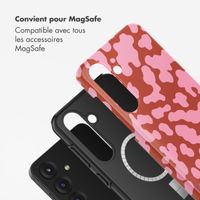 Selencia Coque arrière Vivid avec MagSafe Samsung Galaxy S25 - Moo’d Blush Pink