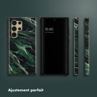 Selencia Coque arrière Vivid Samsung Galaxy S24 Ultra - Chic Marble Quartz