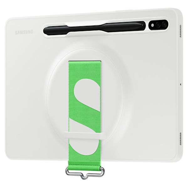 Samsung ﻿Original Coque Strap Galaxy Tab S8 / Tab S7 - Blanc