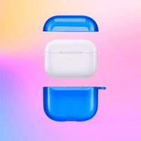 imoshion Coque Néon Apple AirPods 4 - Bleu Cobalt