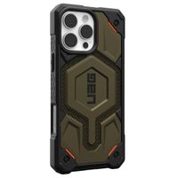 UAG Coque arrière Monarch Pro Apple iPhone 16 Pro Max - Kevlar Element Green