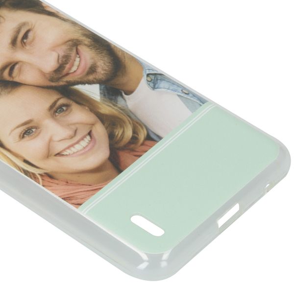 Concevez votre propre coque en gel Motorola Moto E7 - Transparent