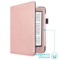 imoshion Étui de liseuse portefeuille en cuir végan Tolino Page 2 - Rose Doré