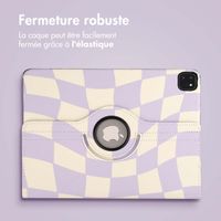 imoshion Coque tablette Design rotatif à 360° iPad Pro 12.9 (2018 / 2020 / 2021 / 2022) - Dancing Cubes