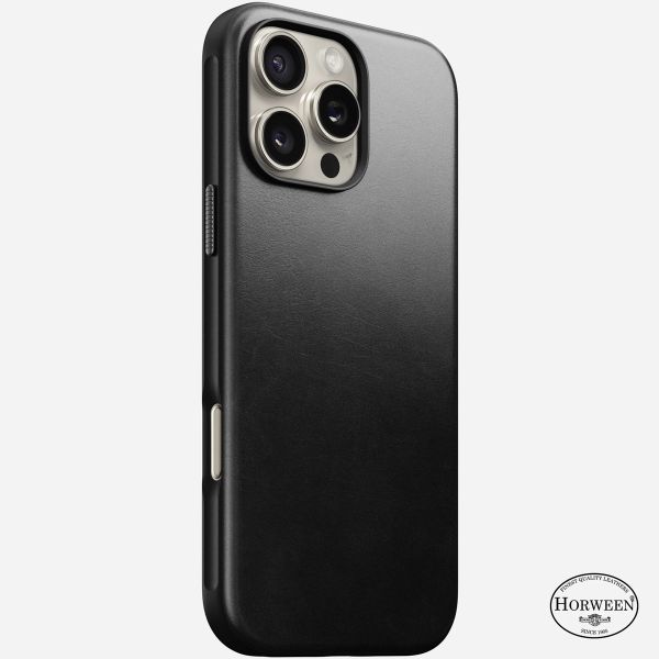 Nomad Coque Modern Horween Leather iPhone 16 Pro Max - Black