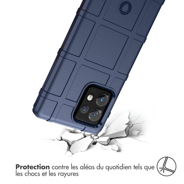 imoshion Coque Rugged Shield Motorola Edge 40 Pro - Bleu foncé