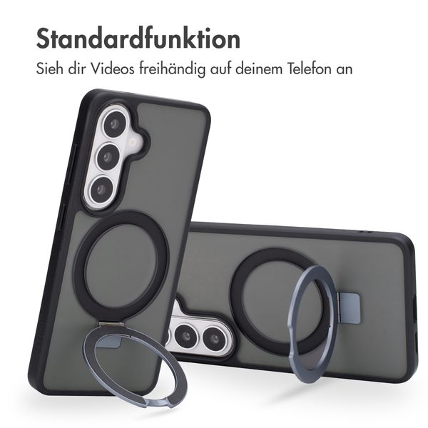 Accezz Coque Ring Stand avec MagSafe Samsung Galaxy S26 - Noir