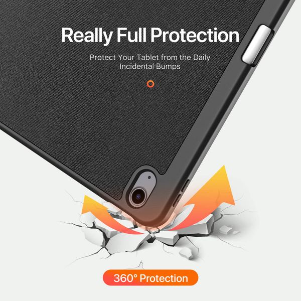 Dux Ducis Coque tablette Domo Apple iPad Air 13 pouces (2025) M3 / (2024) M2 - Noir